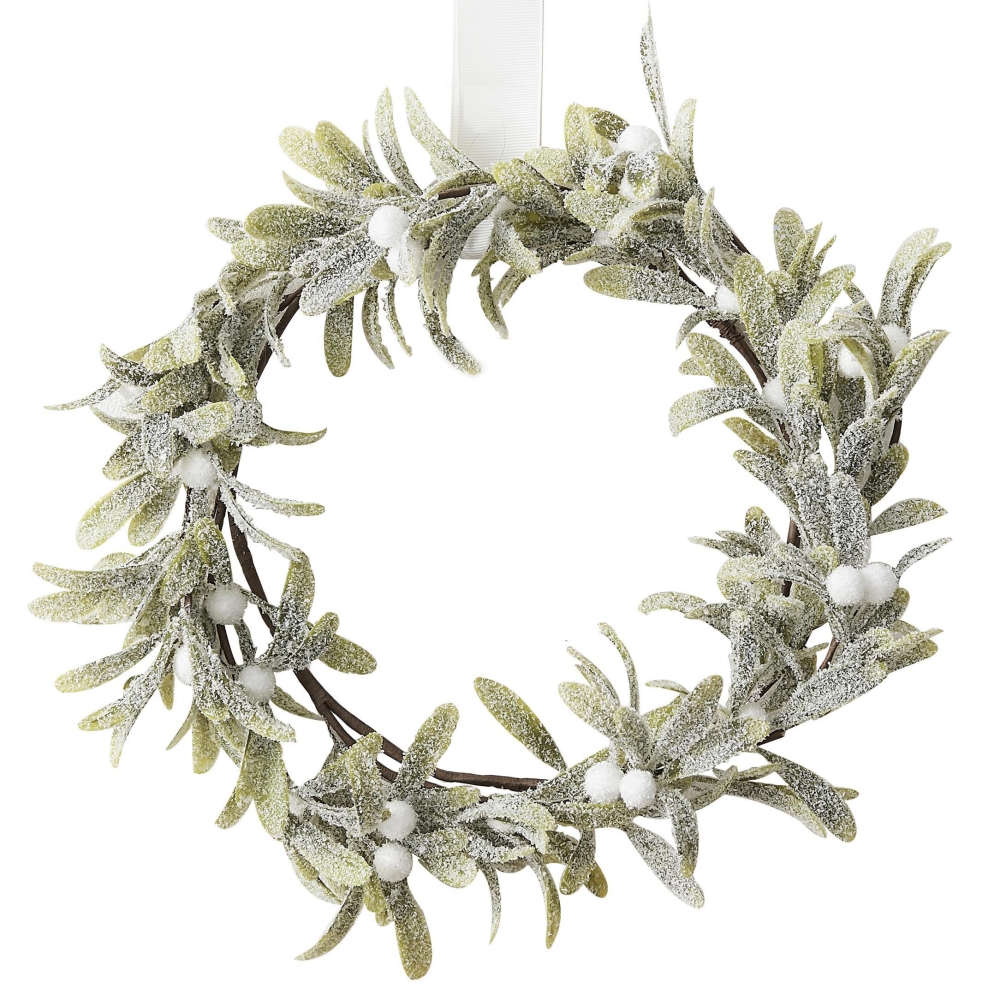 1102 mistletoe wreath 30cm